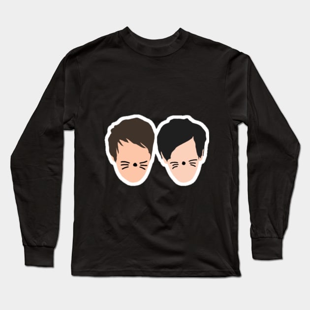 Dan and Phil Long Sleeve T-Shirt by DestinySong